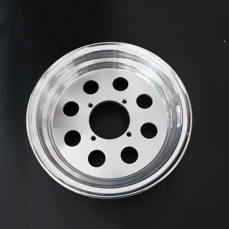 Circular rear wheel auxiliary electric aluminum alloy pneumatic tire hub 3.50-10 for scooter tricycle