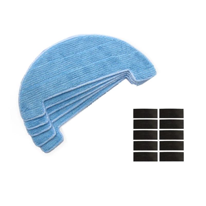5 Stuk Mop Doek + 10 Magische Pasta Voor Ilife A9s Robotic Stofzuiger Onderdelen Schoonmaken Mop Accessoires