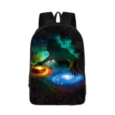 Galaxy Backpack for Teenage Girls Boys Universe Space Children School Bags mochila feminina Wolf Book Bag Women Men Leisure bag