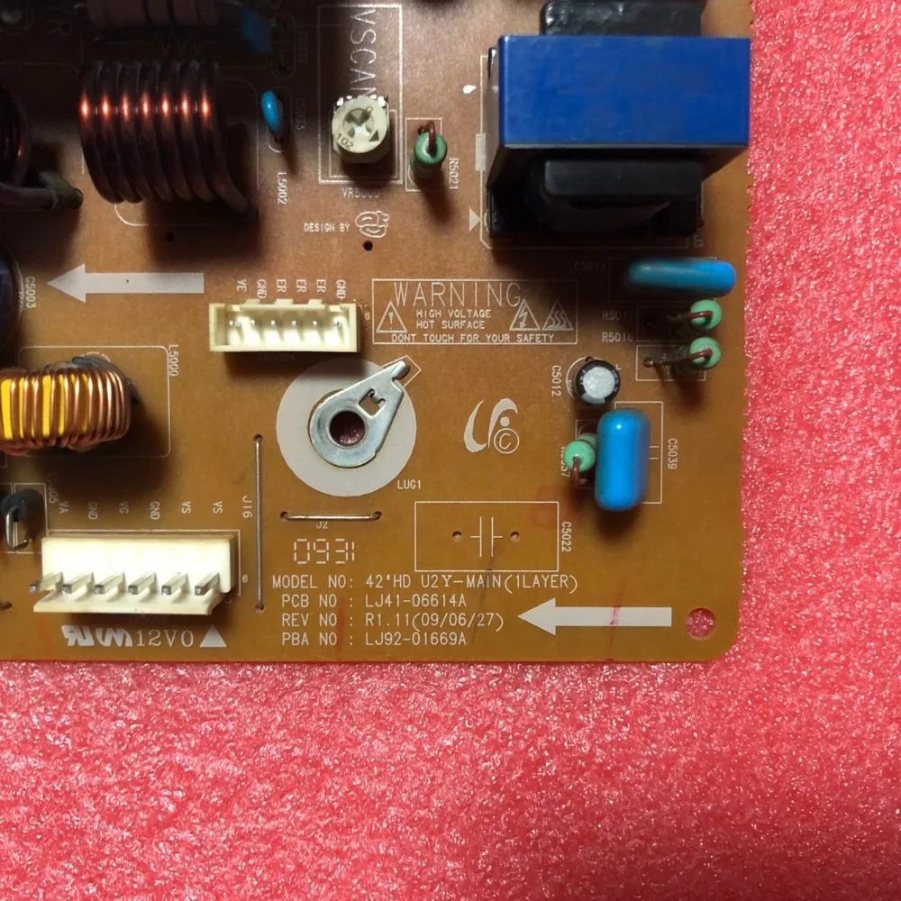Carte d'alimentation pour chargement d'origine 42AX-YD12 YD12 YB08 Plaque en Y lj41-06614a lj92-01669a LJ41-06614A LJ92-01669A spot
