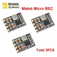 3pcs/set Matek System MICRO BEC 6-30V TO 5V/9V-ADJ Step-down Regulator for FPV RC racing drone accessories quadcopter part