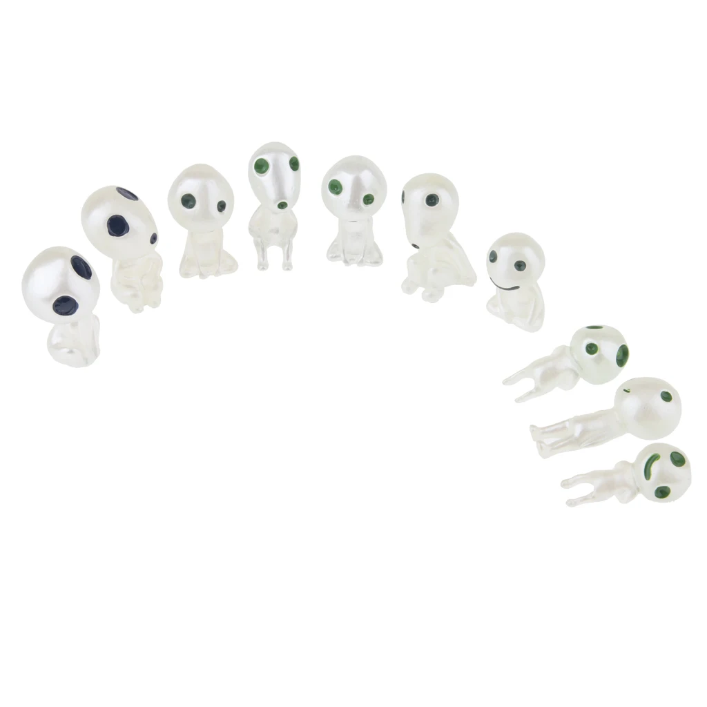 10pcs/Set Mini Cute Glow in The Dark Tree Elf Gift Toys Collection Ornament