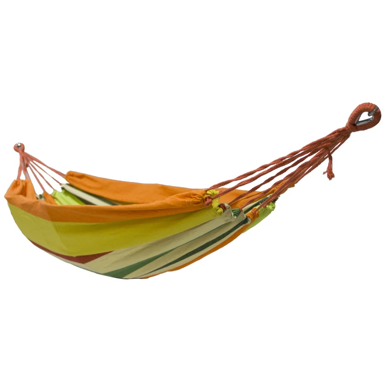 Euro Standard Single Canvas Hammock Garden Portable Travel Sleeping Hamak Hamaca Rede Patio Hamac Outdoor Furniture 200*80cm