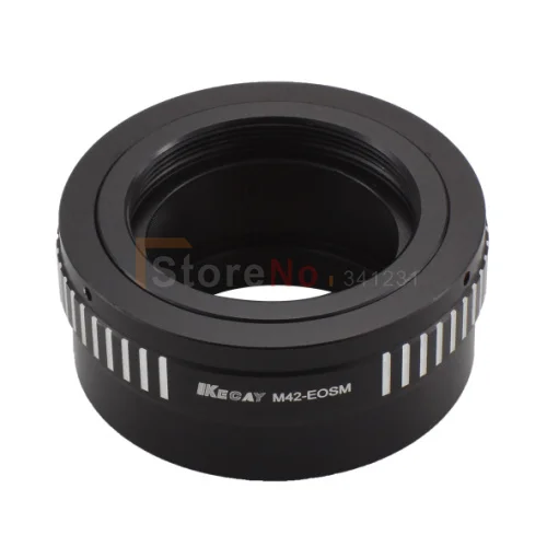 KECAY – adaptateur de monture d'objectif M42-EOSM, pour monture d'objectif M42, pour E & SM E & S-M EF-M