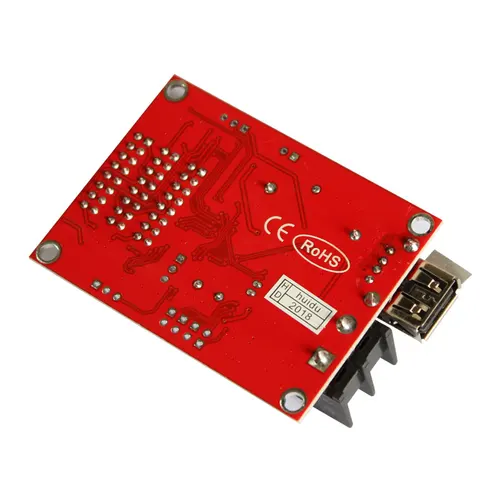 Imagen 2 del producto Huidu U60 HD-U60 1 * HUB08 y 2 * HUB12 512*32 256*32 1024*16 512*16 USB HD U60 Tarjeta de control LED de color único y doble