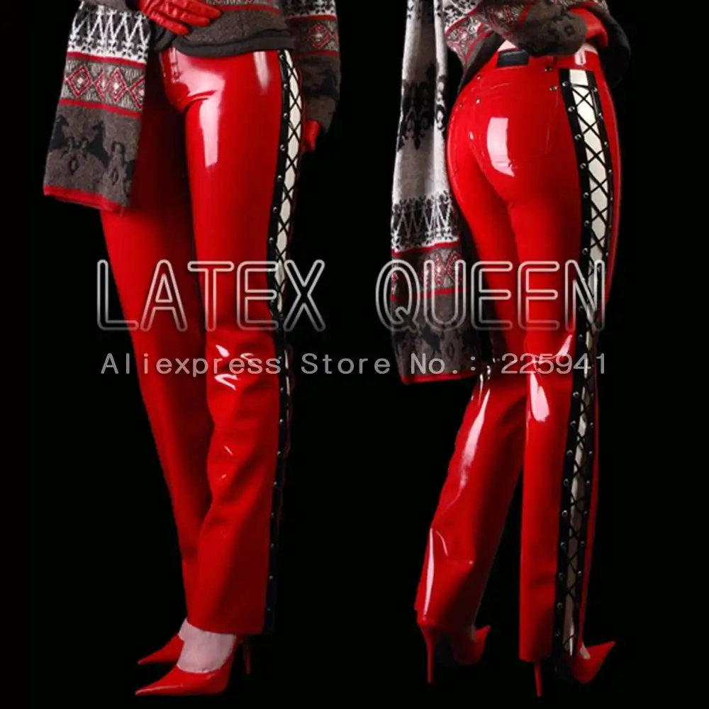 

rubber latex long pants