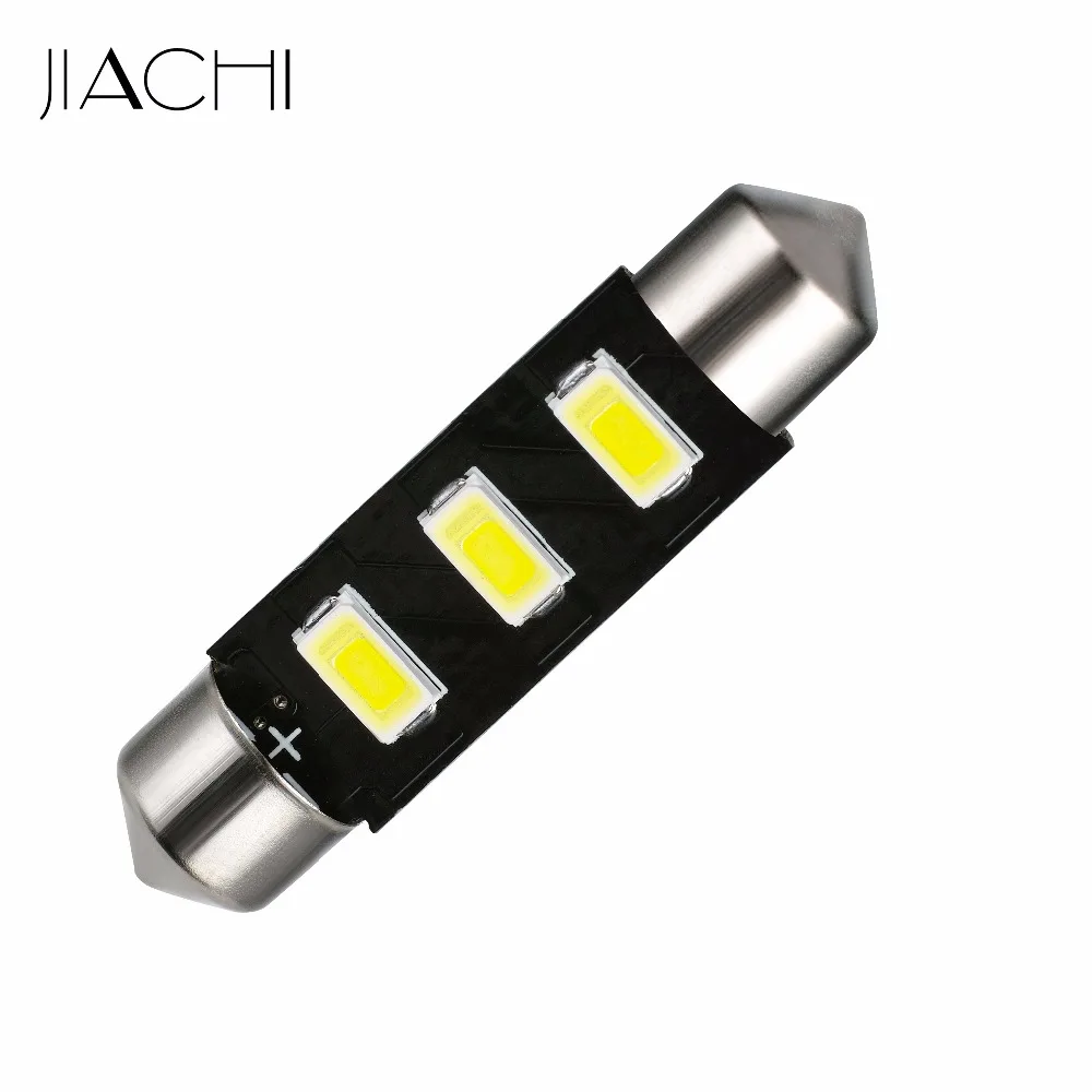 JIACHI 100 x Factory Price C5W C10W 5730 3 SMD Festoon 39mm Led AUTO Interior Reading Dome Light 211 212 Accessories White 120LM