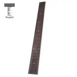 Tooyful Rosewood Guitar Fretboard Fingerboard for 41'' Acoustic Folk Guitar Purlfing Pearl Inlay