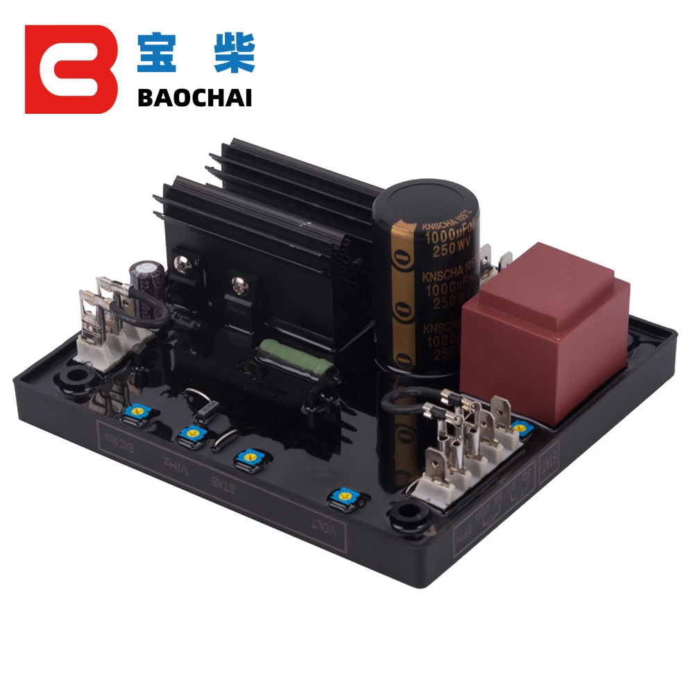 Imagem -05 - Avr R438 Controlador de Tensão Automático Regulador Estabilizador Fase Ajustável Controlador Atual para Gerador Diesel Novo