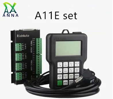 

RichAuto DSP A11 CNC controller A11S A11E 3 axis Controller remote For CNC Router HYCNC DSP Controller