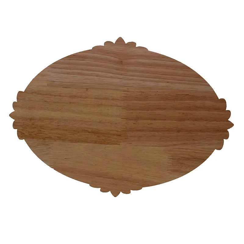 VZLX Flower Carving Natural Wood Appliques For Furniture Cabinet Unpainted Wooden Mouldings Decal Decorative Figurine