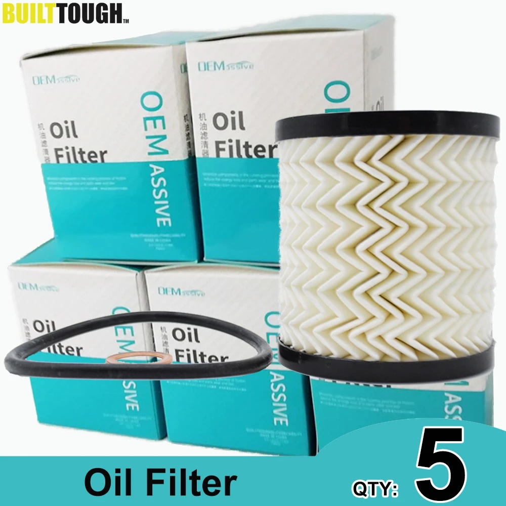 Кол-во 5, 11427622446 масляные фильтры для Citroen C3 Peugeot 407 Volvo S80 V50 Land Rover LR2 Ford Focus II Kuga MINI R53 R55 R56 R57