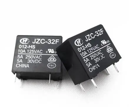 NEW relay JZC-32F 012-HS JZC-32F-012-HS HF32F 012-HS HF32F-012-HS 12VDC DC121V 12V DIP4 20pcs/lot