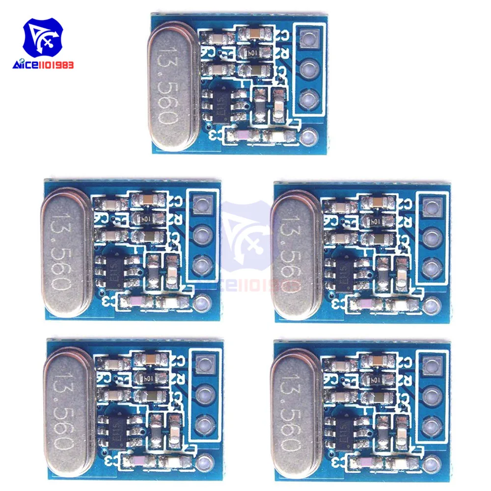 5PCS/Lot 433MHz Transmitter Module SYN115 ASK Wireless Module