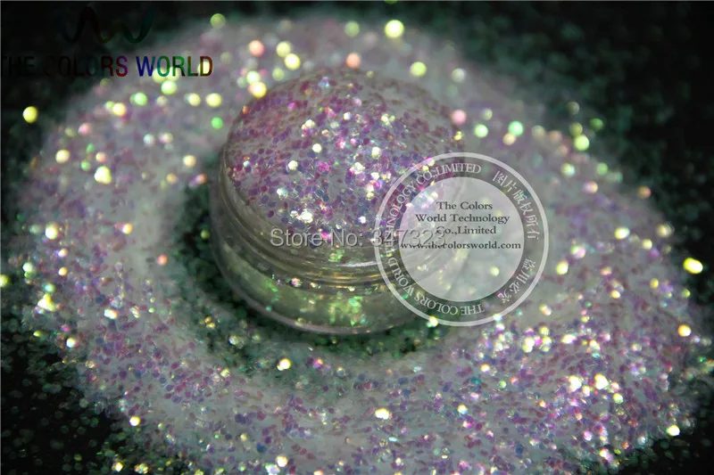 Sprinkling Iridescent Rainbow Colors glitter spangles  for nail design and Art and Craft  DIY decoration