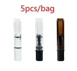 5pcs/bag Recycle Cleanable Cigarette Filter Food Grade Plastic Cigarette Holder Mouthpiece Filtration Cleaning holder