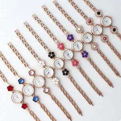 Bulk Wholesales ! Mixed 10PCS Different Style Rose Gold Women Watch Luxury Dress Sport Quartz Metal business Wristwatch JB7T