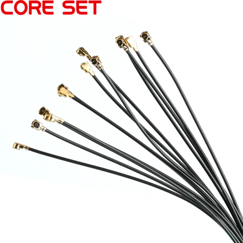 10pcs Black IPX IPEX u.fl Female 1.13mm Connector Cable Single-head Adapter Connector 15cm IPX 1.13 Cable