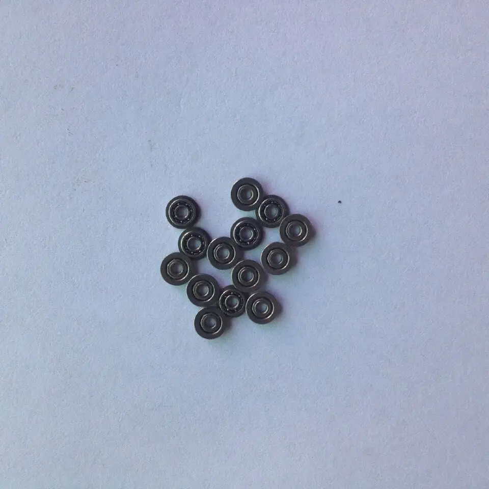 

High quality 50pcs F681X (1.5*4*1.2) 1.5*4*5*1.2*0.4 Miniature Flange OPEN ball bearings F681X