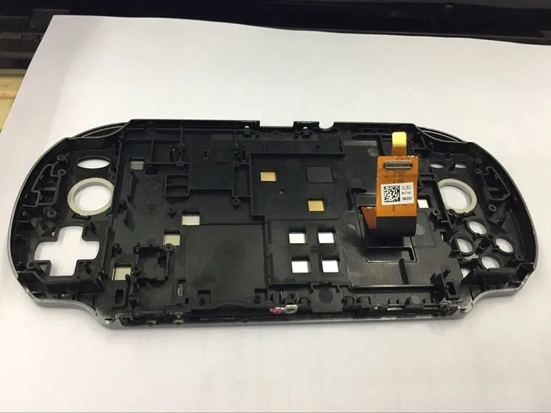 شاشة LCD أصلية سوداء لـ ps vita psv 1000 مع مجموعة رقمية لشاشة تعمل باللمس مع إطار #2