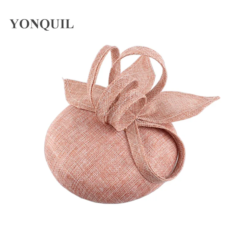 Lila Nachahmung Sinamay Fascinator Kopf bedeckung für Kentucky Derby Kirche Hochzeits feier Rennen Frauen Braut ereignis Anlass Hut – Detail 18