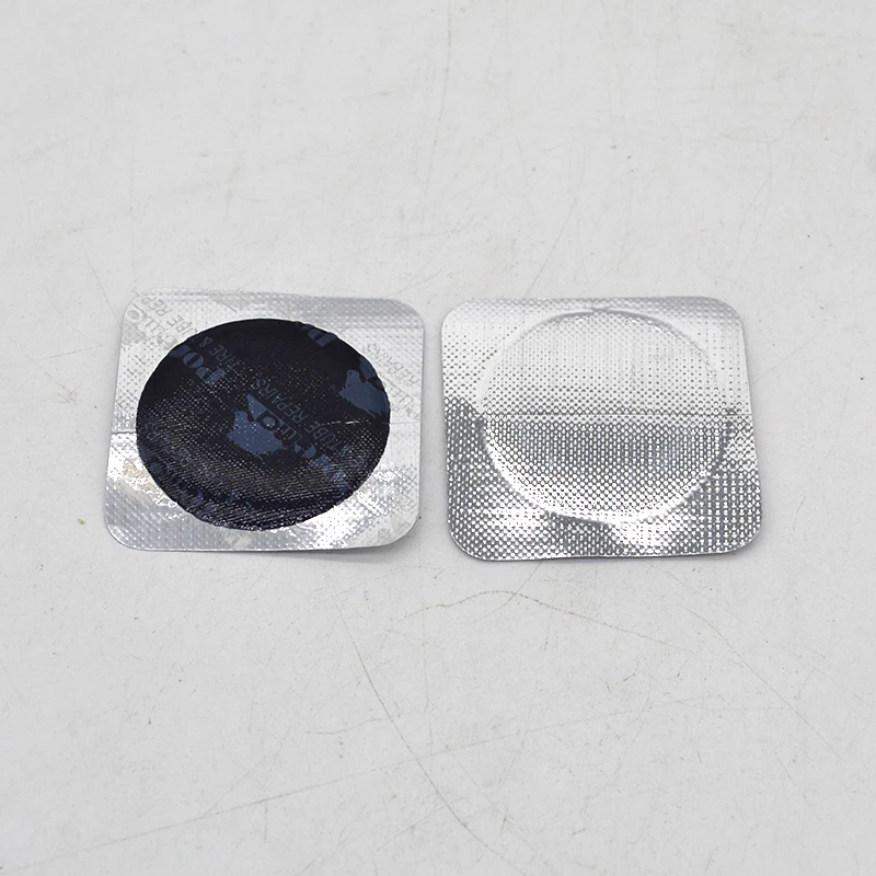 200Pieces / Box 38mm round nature rubber patch  tyre repair patch  remendo pneu tire repair Car tubeless tyre patches Tyre patch