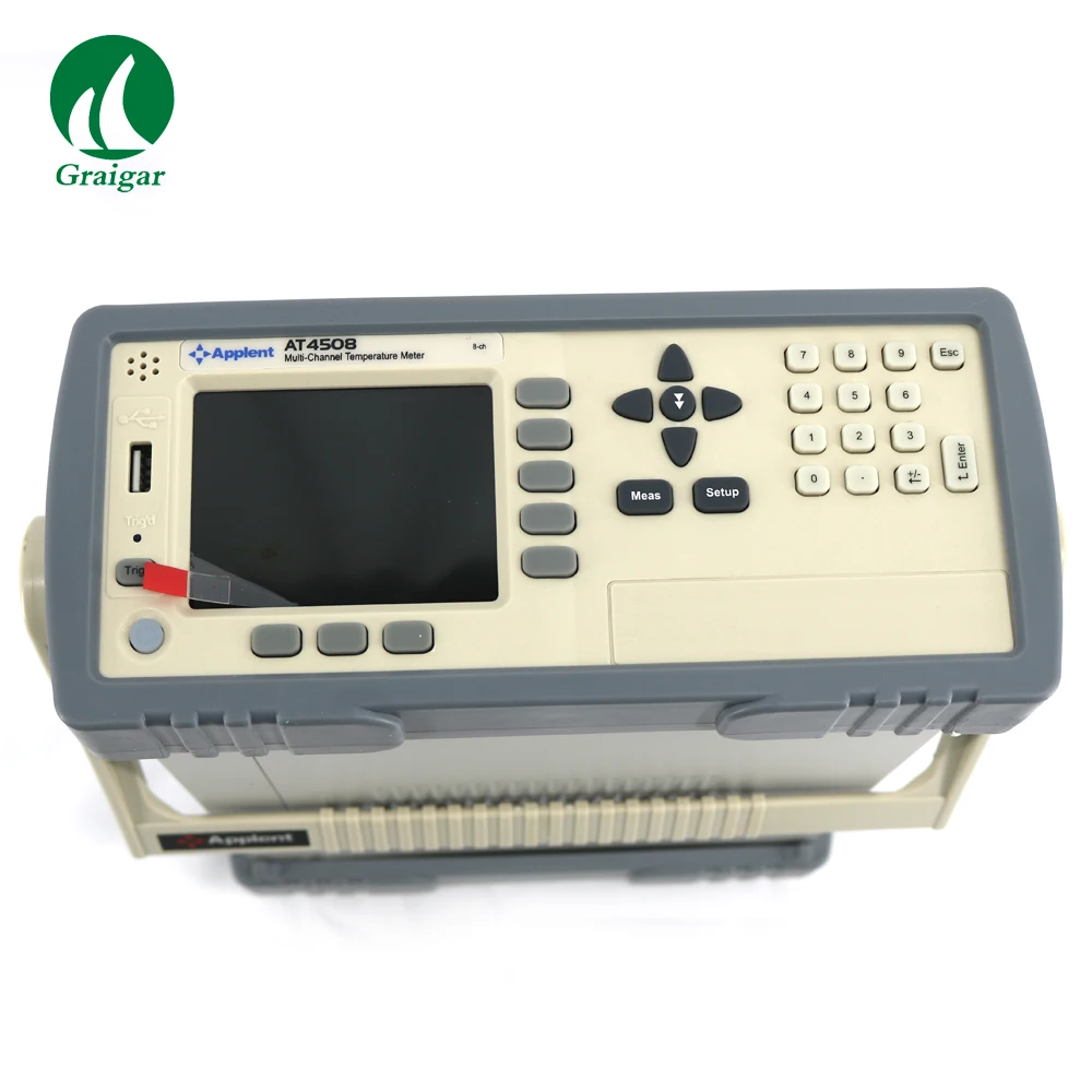 Novo at4508 8 canais temperatura industrial tester termômetro datalogger temperatura datalogger para aparelhos de aquecimento