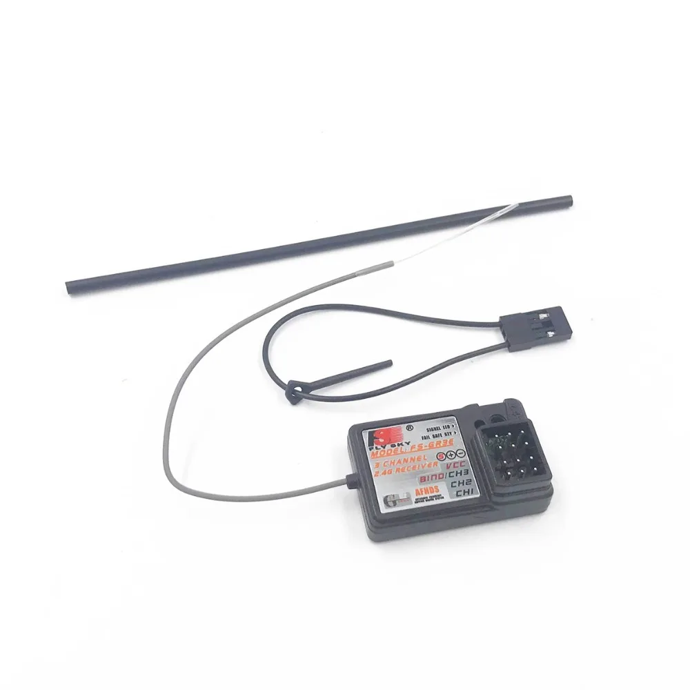 Flysky FS-GR3E 3 Channel 2.4G GR3E Receiver with Failsafe GT3B GR3C Upgrade for RC Car Truck Boat GT3 GT2 Transmitter FS