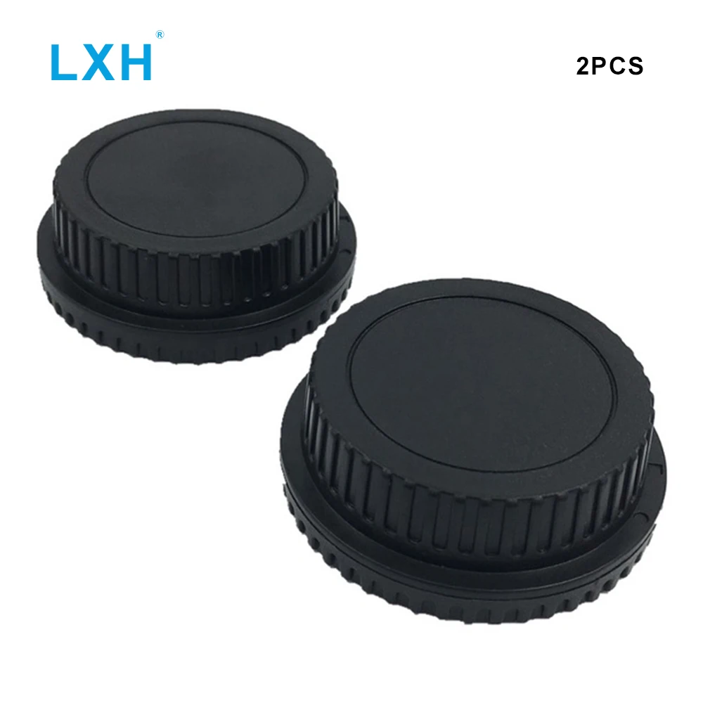 LXH EF-S Front Body Cap+Rear Lens Cap for All Canon EF-S EOS Mark II, III, IV,7D Mark II D30,D60,10D,40D,5D,Rebel XT, XTi T5