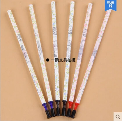 

aihao 1650/R9 0.5mm erasable gel pen refills dark blue black red ink office & school stationery