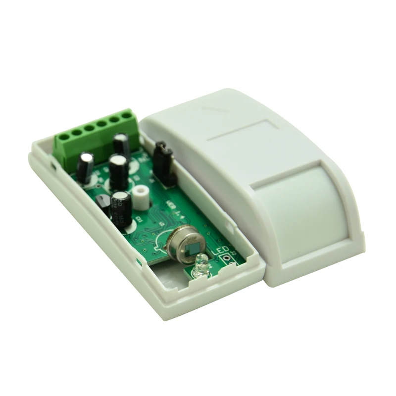 Mini sensor de segurança com fio para cortina, 4 unidades, detector de movimento pir com fio de alarme infravermelho antirroubo para casa