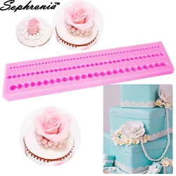 Pearls Silicone Sugarcraft Mold Resin Tools Cupcake Baking Mould Fondant Cake Decorating Tools M501