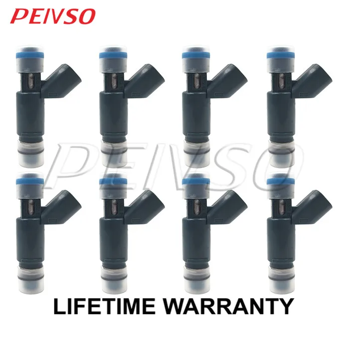 PEIVSO 8pcs 2W93-BA 4650544 Fuel Injector For LAND ROVER Range Rover 4.2L V8 08~09 Range Rover Sport 4.2L V8 08~09