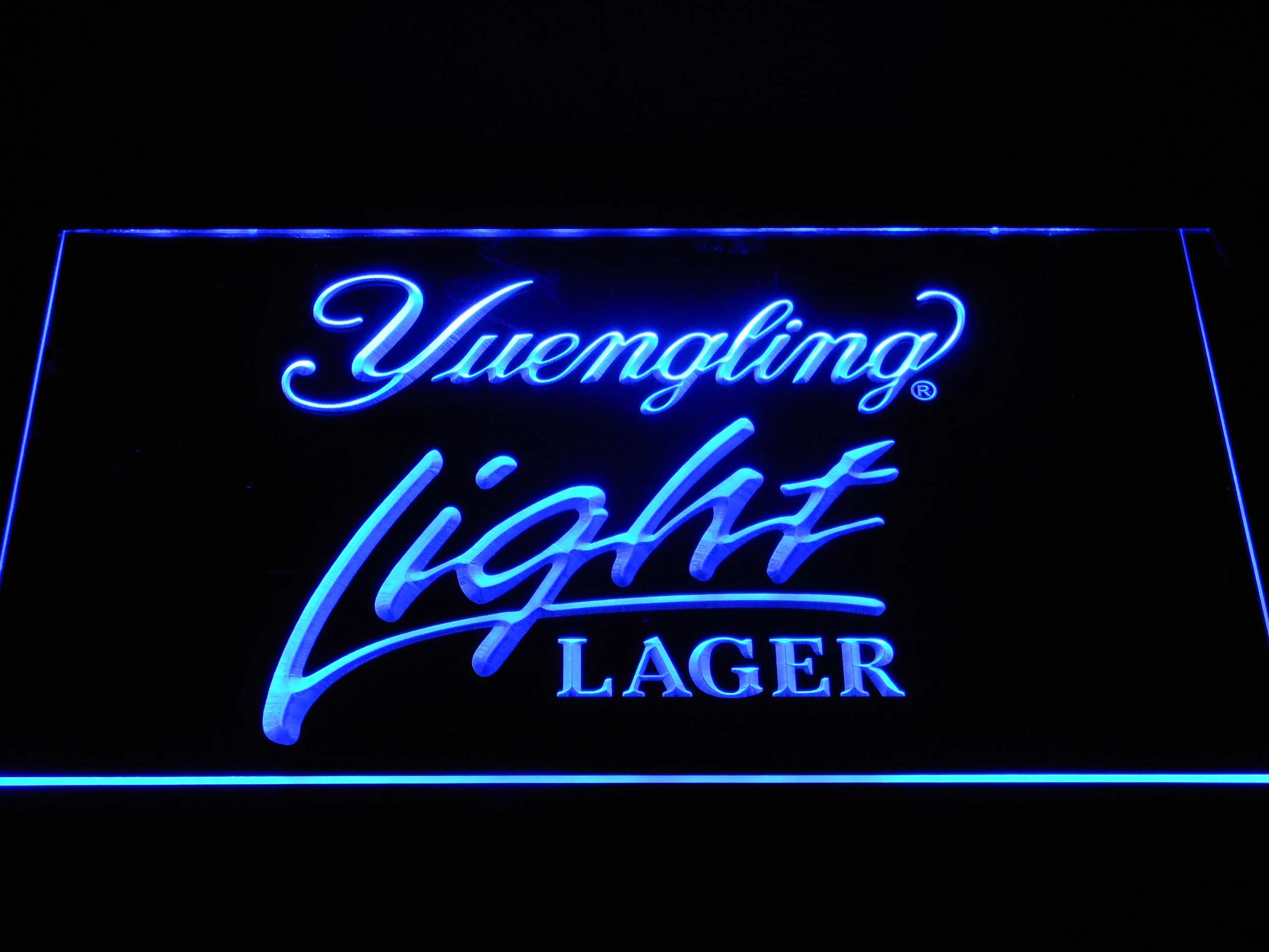 a270 Yuengling Light Lager LED Neon Light Signs with On/Off Switch 7 Colors to choose