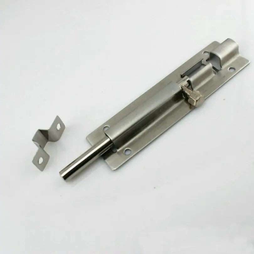 3 Inch = 75 MM Panjang (30 MM Lebar, 7 MM Rod Dia) Stainless Steel 304 Keamanan pintu Bolt, pintu Drop Baut, pintu Latch, 10 PCS/Lot