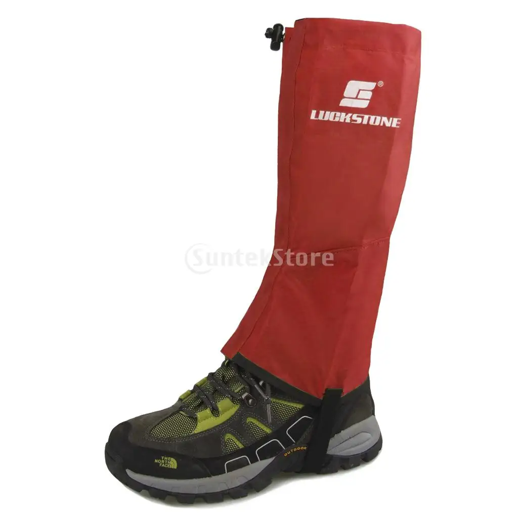 New 2014 Brand New 1 Pair Waterproof Hiking Climbing Snow Legging Gaiters Leg Covers 4 Colors - Small Size