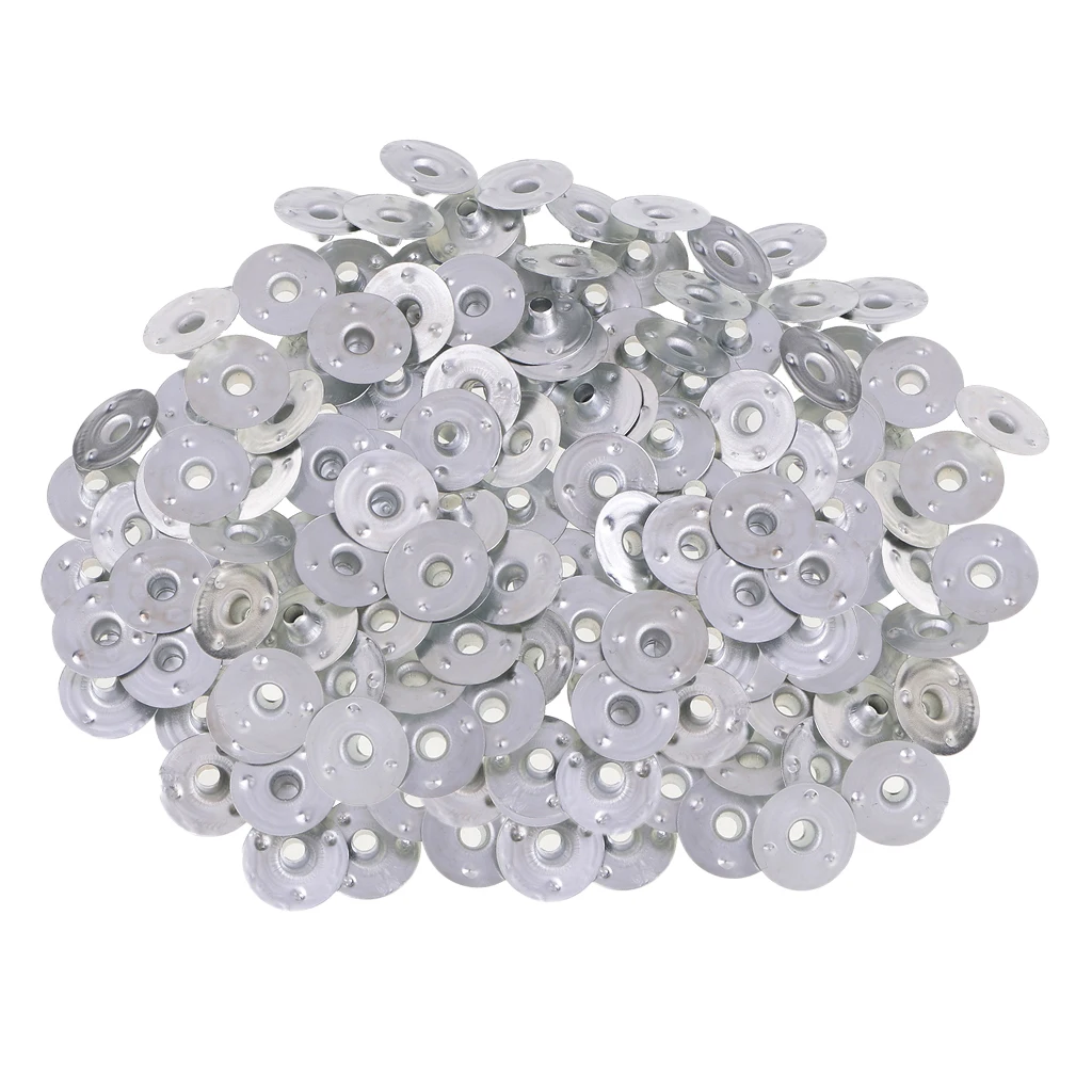 500 Pieces Candle Wick Metal Sustainer Tabs Holder Handmade DIY Candle Making Accessories Supplies 12.5x3mm