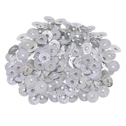 500 Pieces Candle Wick Metal Sustainer Tabs Holder Handmade DIY Candle Making Accessories Supplies 12.5x3mm