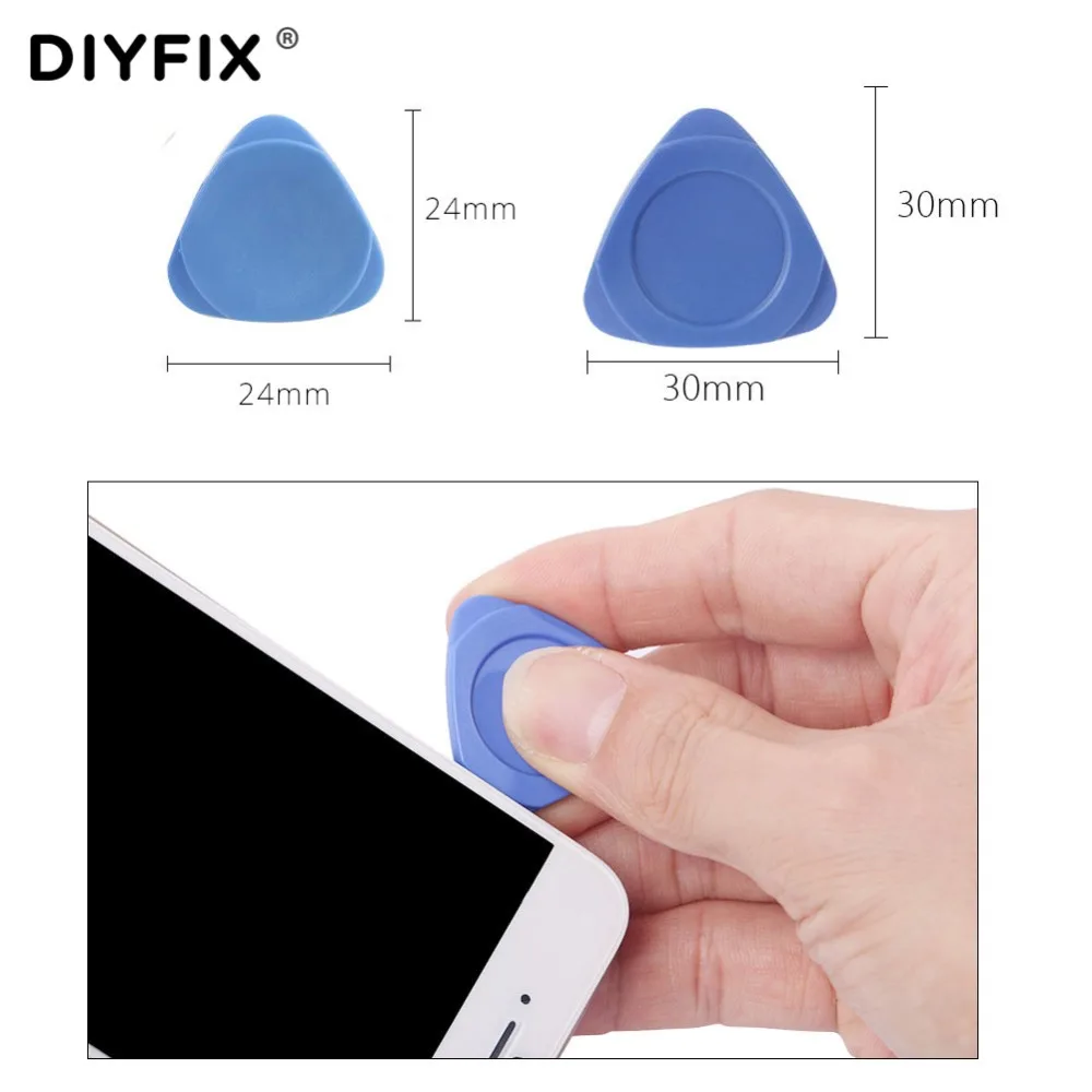 DIYFIX 22 في 1 أدوات فتح معدنية قضيب رفع مفك الهاتف الذكي تفكيك مجموعة أدوات إصلاح آيفون سامسونج طقم أدوات يدوية