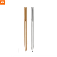 New Coming Xiaomi Mijia Metal Sign Pen 0.5MM Black Refill Gold Silver Color Optional Smooth Switzerland Refill MiKuni Japan Ink