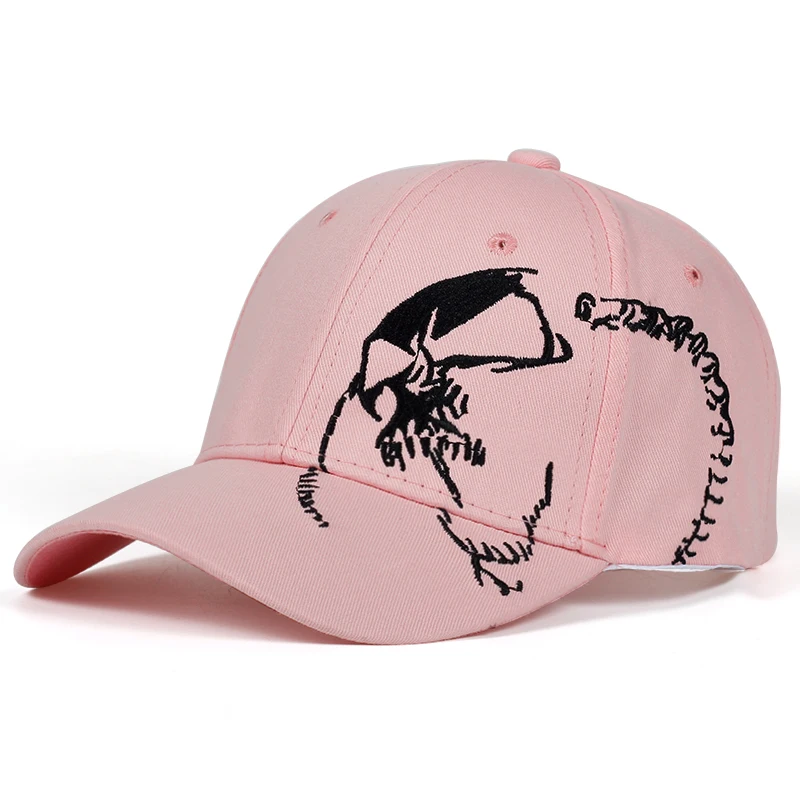 High Quality Unisex Cotton Outdoor Baseball Cap Skull Embroidery Snapback Fashion Sports Hats For Men & Women Cap Bone Garros