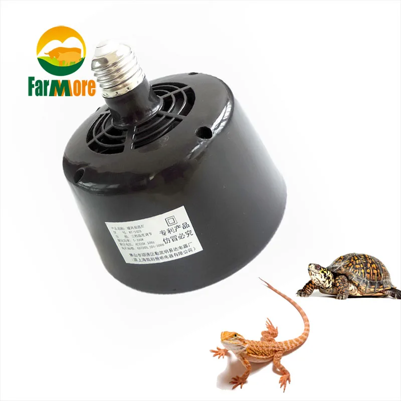 

Heating Lamp Fan 5W~100W Adjustable Pet Heater Insulation Lantern Turtle Lizard Reptile Incubator Box Temperature Controller