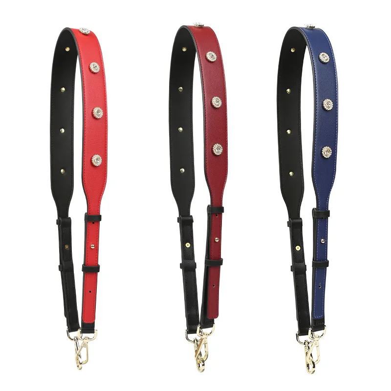 Fashion Women Bag Strap Elegant Style Summer pu Leather Straps for Handbags Lengthened Replacement Shoulder Strap