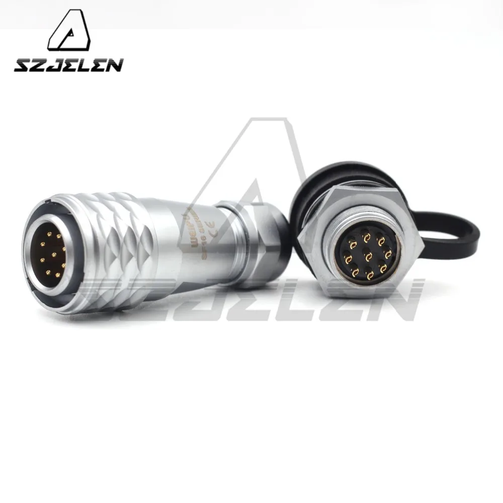 WEIPU SF16 Series Waterproof And Dust-Proof Connector 9pin Plug Socketconnector Automotive ,Male Female Connector IP67