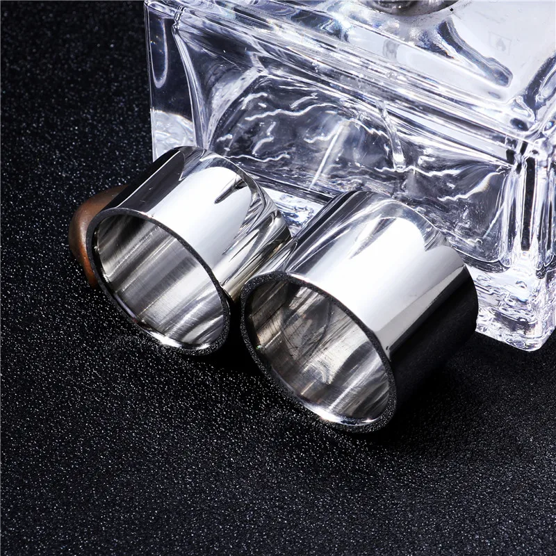 Mirror Light Polish 18MM Wider Titanium Ring for Men Silver color Punk Rock