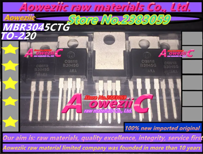 Aoweziic 100% インポートオリジナルb3045gmbr3045ctgから-220ショットキーバリア