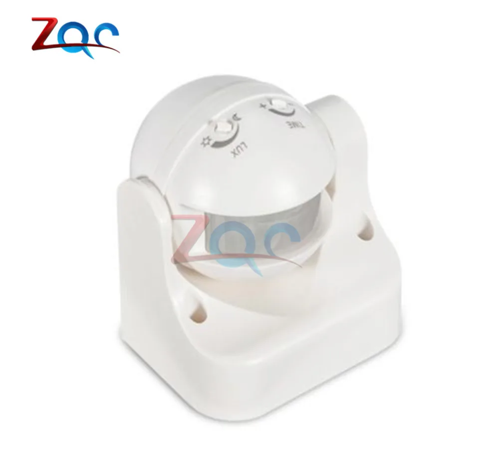 AC 220V-240V 180 Degree Outdoor IP44 Security PIR Infrared Motion Sensor Detector Movement Switch Max 12m 50Hz 3-2000LUX