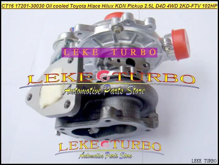 xxx Oil Cool CT16 17201-30030 1720130030 Turbo Turbocharger For TOYOTA Hi-ace Hi-lux Hiace Hilux KDN Pickup 4WD 2KD 2KD-FTV 2.5L