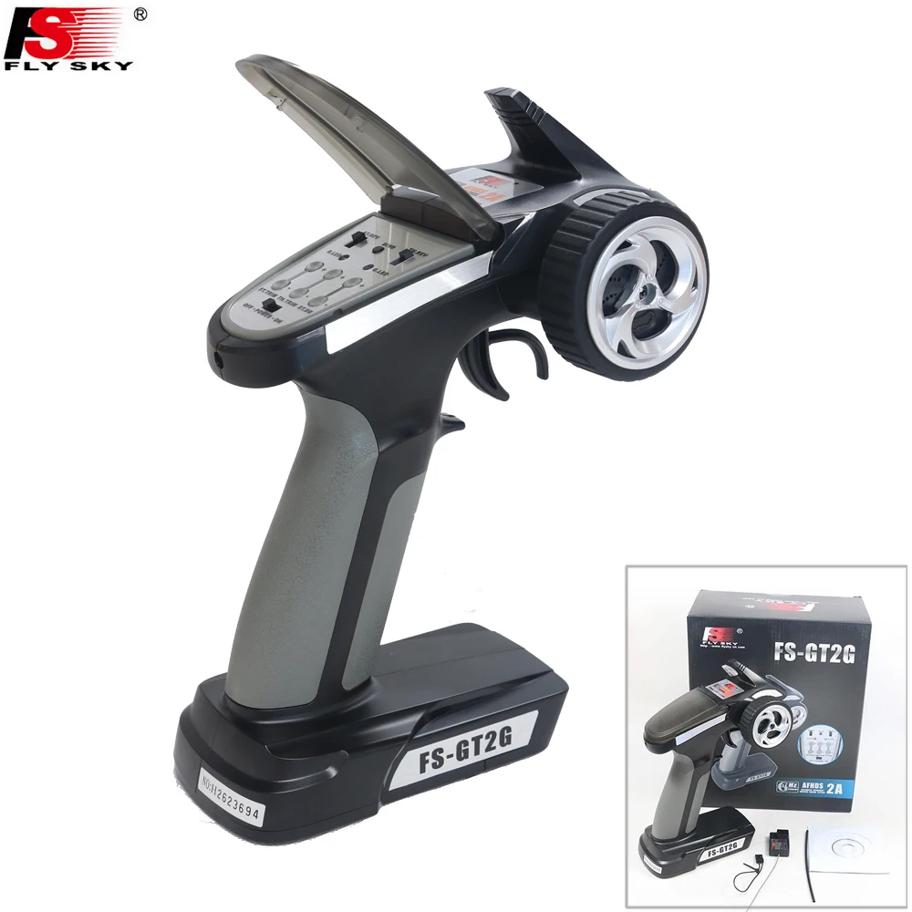 

Flysky FS-GT2G 2.4GHz Transmitter With Receiver Set For RC Car And Rc Boat Parts VS Flysky FS-GT2