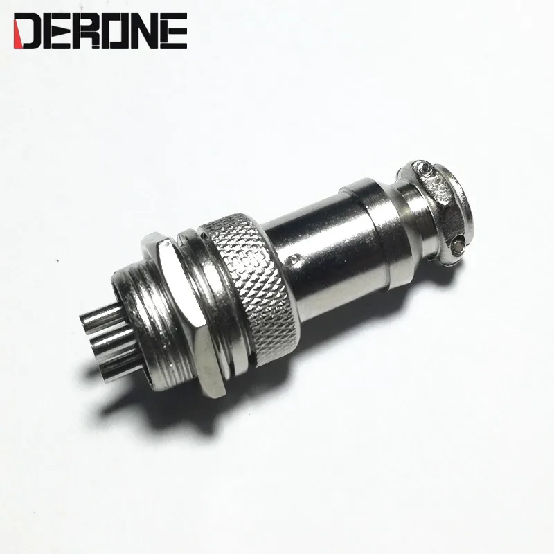 3pin  Plug jack GX16-3 Male Female  Set 16mm Panel Connector amplifier Chassis Sockets Anschlusstecker